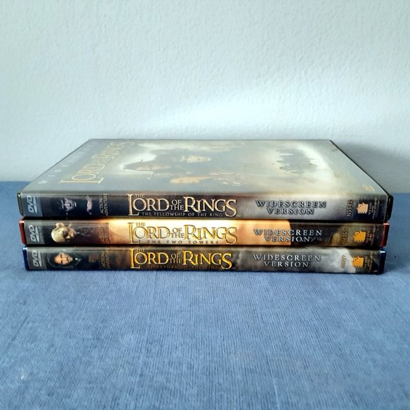 Lord of The Rings Trilogy DVD Widescreen 2 Disc Set - Picture 2 of 12
